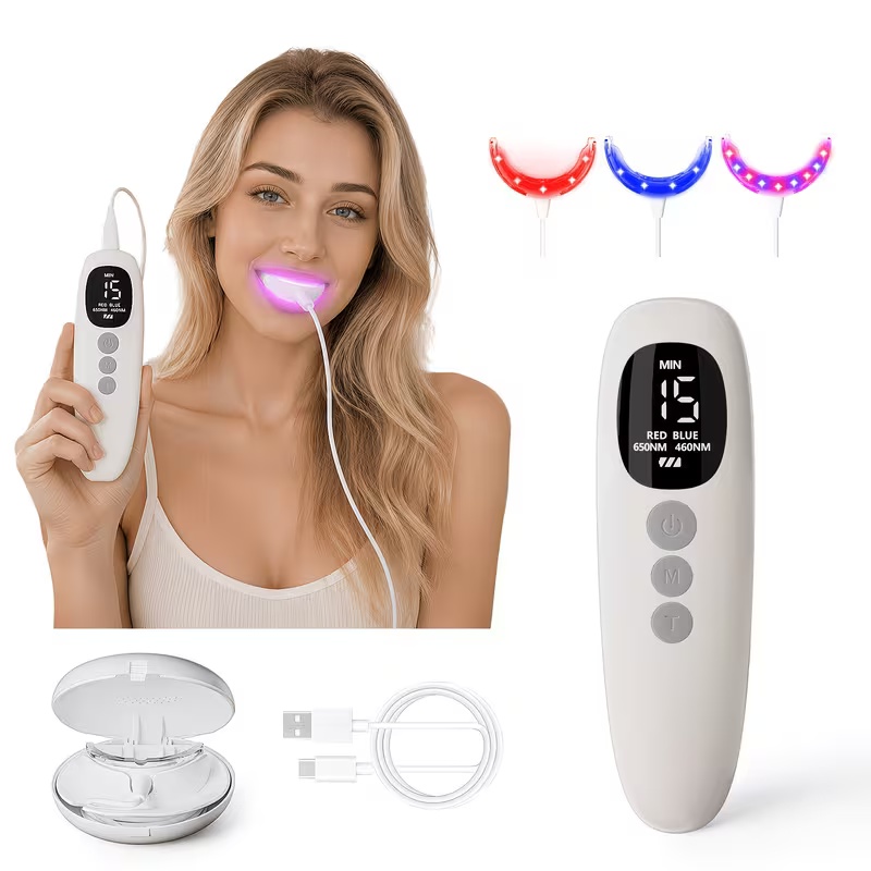 Teeth Whitening Led Kit - Red Blue Light Therapy Teeth Whitening