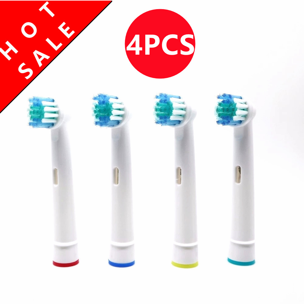Teeth Whitening Machine Professional - 4x Replacement Brush Heads For Oral-B