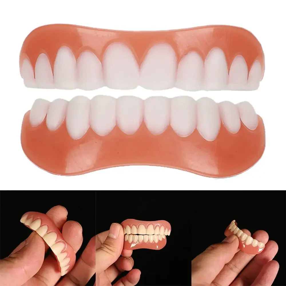 Teeth Whitening Uv - Kit Denture Silicone Liners Soft Denture