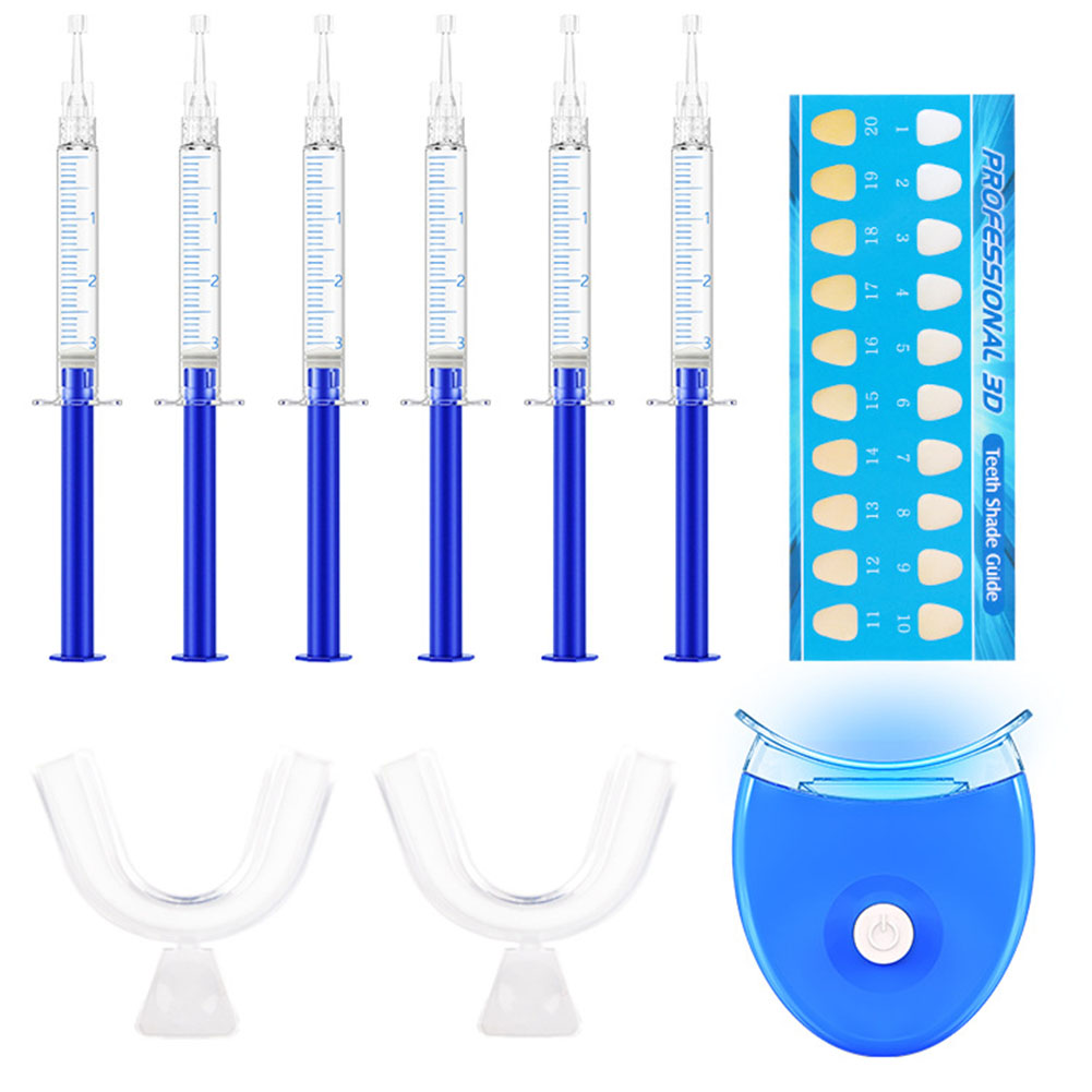 Led Mouth Tray - 3/6/10 Teeth Whitening Kit Gel Syringe