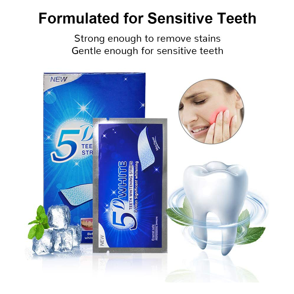 5D White Teeth Whitening Strip - Teeth Whitening Xylitol review and price