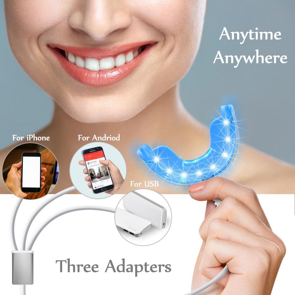 3 in1 Teeth Whitening Lights 1 - Led Mouth Tray review and price
