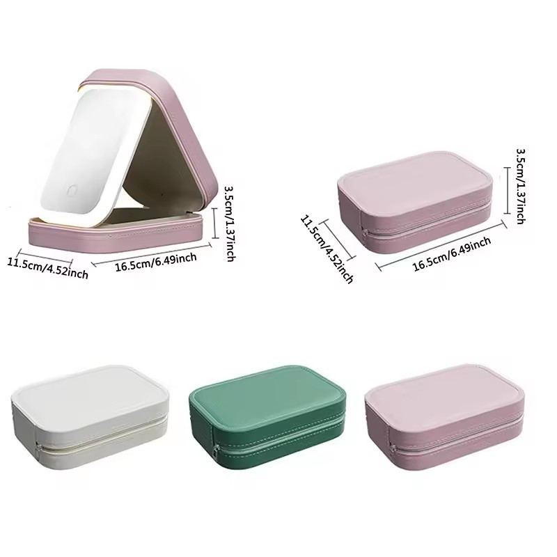 Smart LED Makeup Case With Mir - Led Mouth Tray review and price