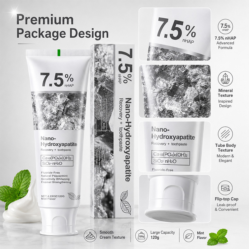 5/6Pcs 7.5% nHAP Nano Hydroxya - Teeth Whitening Toothpaste review and price