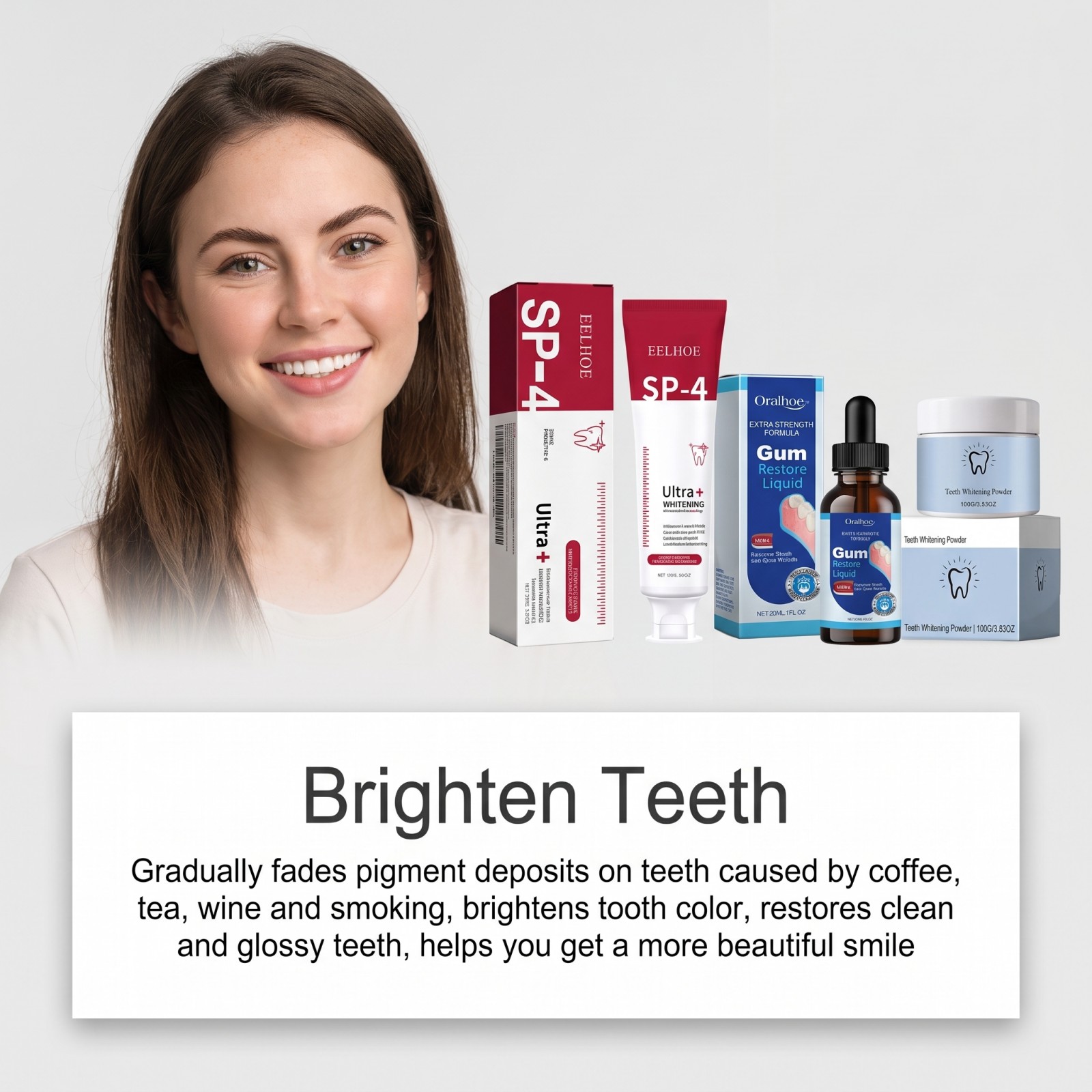 Oral Care Combo Set Whitening  - Teeth Whitening With Hydrogen Peroxide review and price