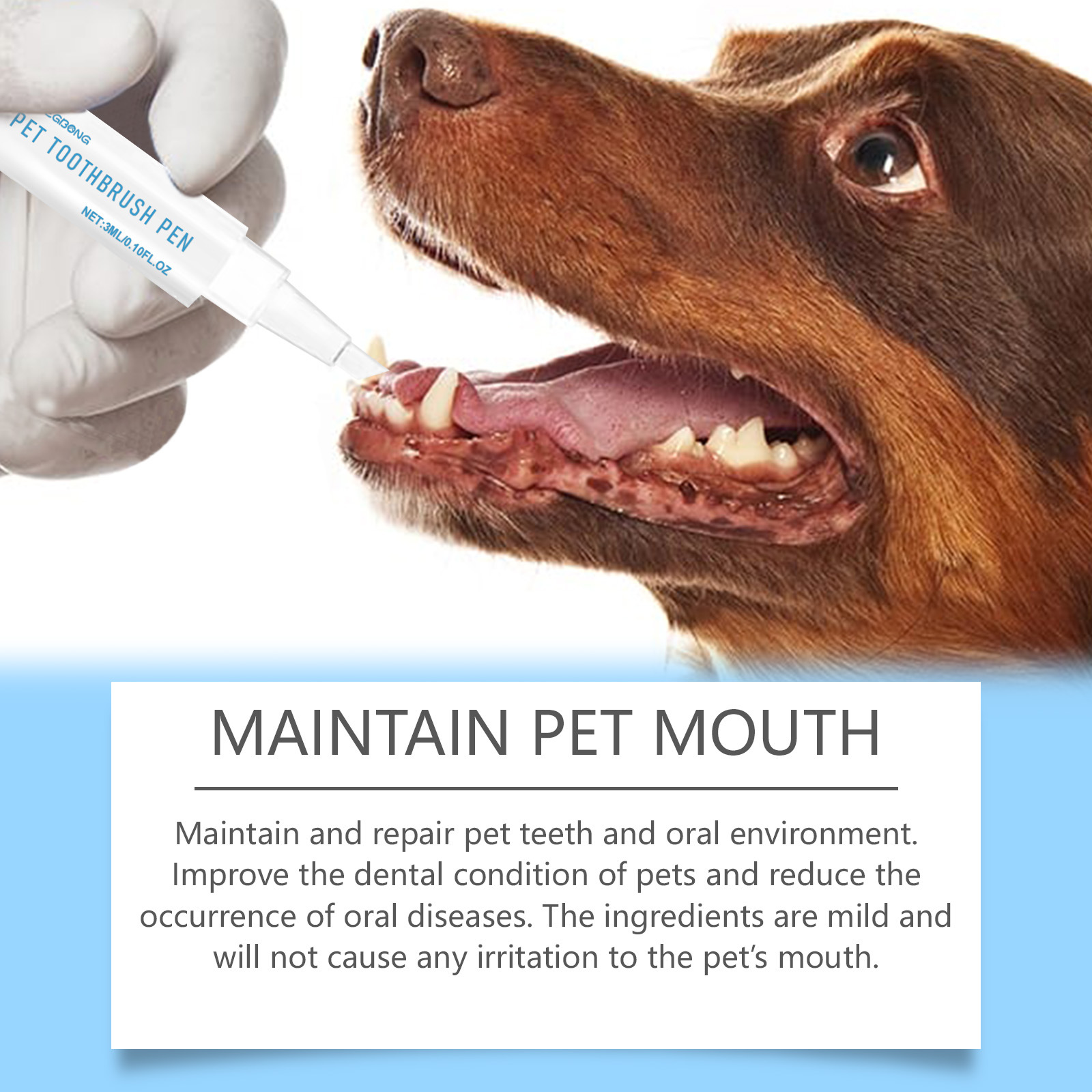 Oral Cleaning Gel Pen For Dogs - Teeth Whitening Toothpaste review and price