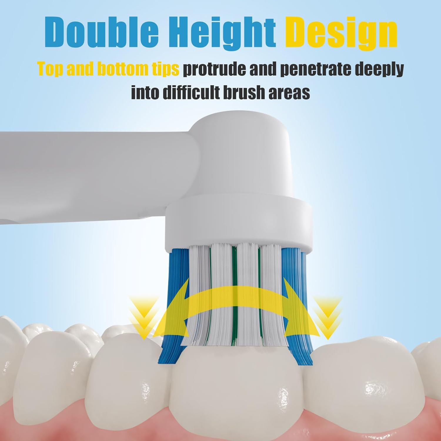 Black/White Replacement Brush  - Teeth Whitening Machine Professional review and price