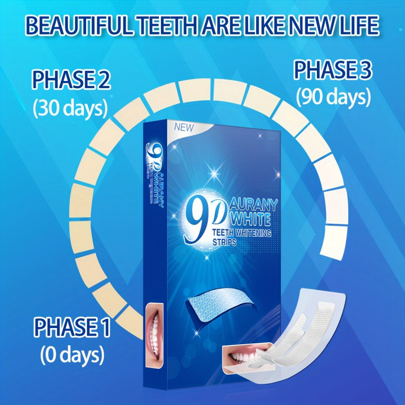 21 Pairs of 9D Aurany White Te - Teeth Whitening With Hydrogen Peroxide review and price