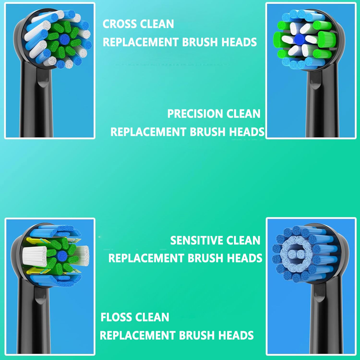 8pcs Toothbrush Head Compatibl - Teeth Whitening Machine Professional review and price