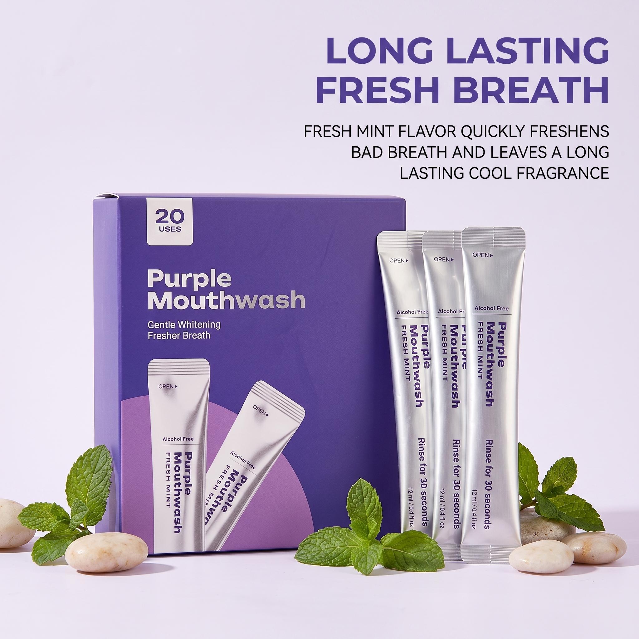 20Pack Purple Mouthwash For Te - Teeth Whitening Xylitol review and price
