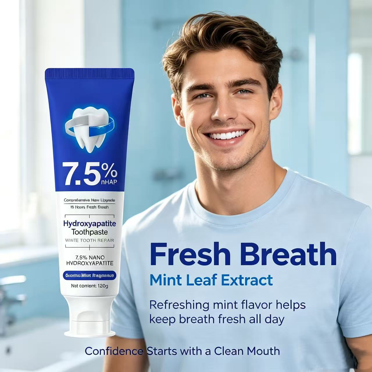 7.5%Nano Hydroxyapatite Toothp - Teeth Whitening Toothpaste review and price