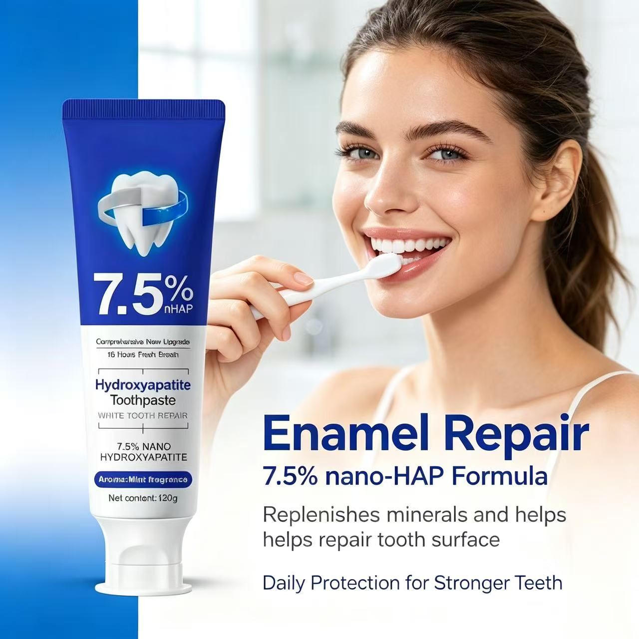 7.5%Nano Hydroxyapatite Toothp - Teeth Whitening Toothpaste review and price