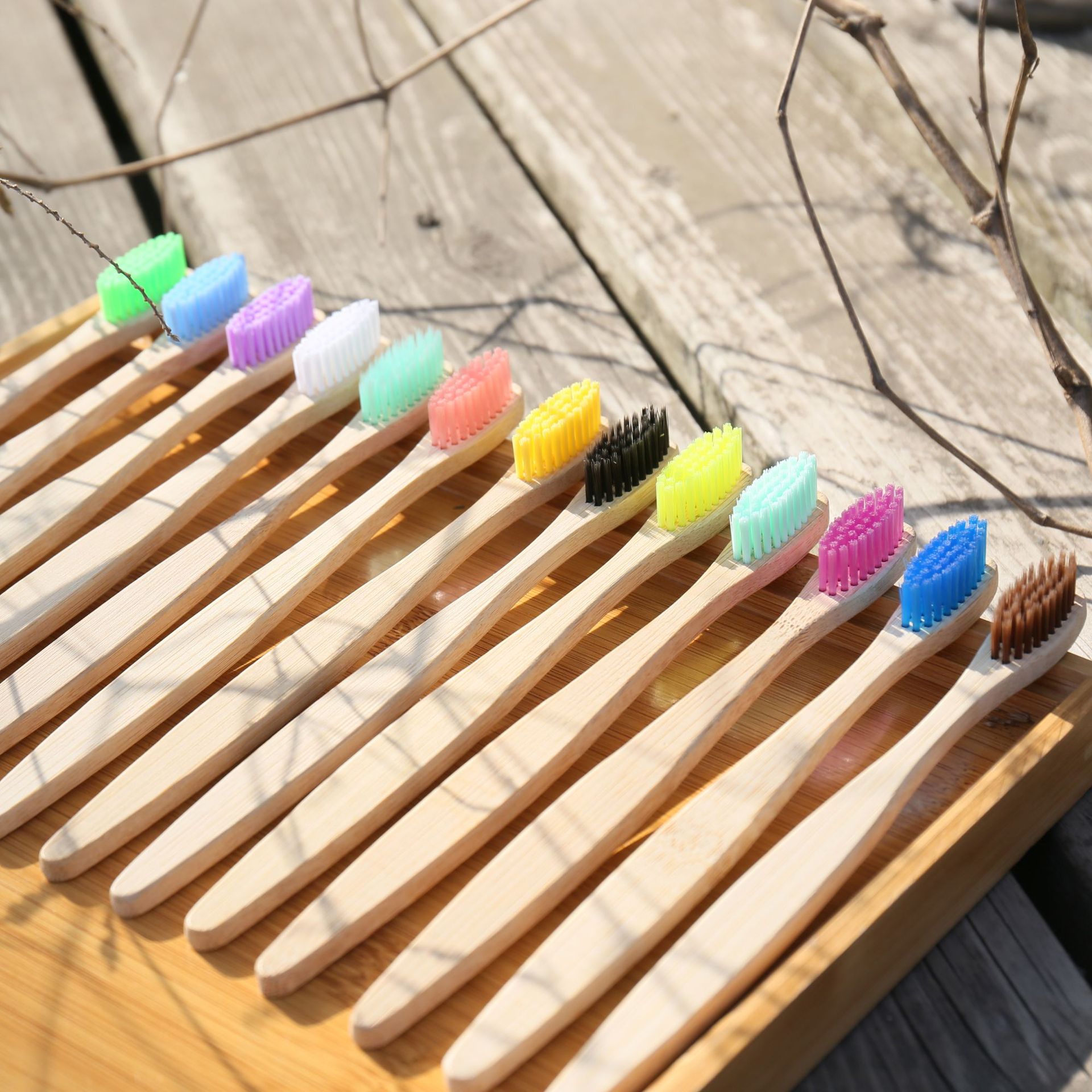 100PCS Colorful Natural Bamboo - Teeth Whitening With Laser review and price