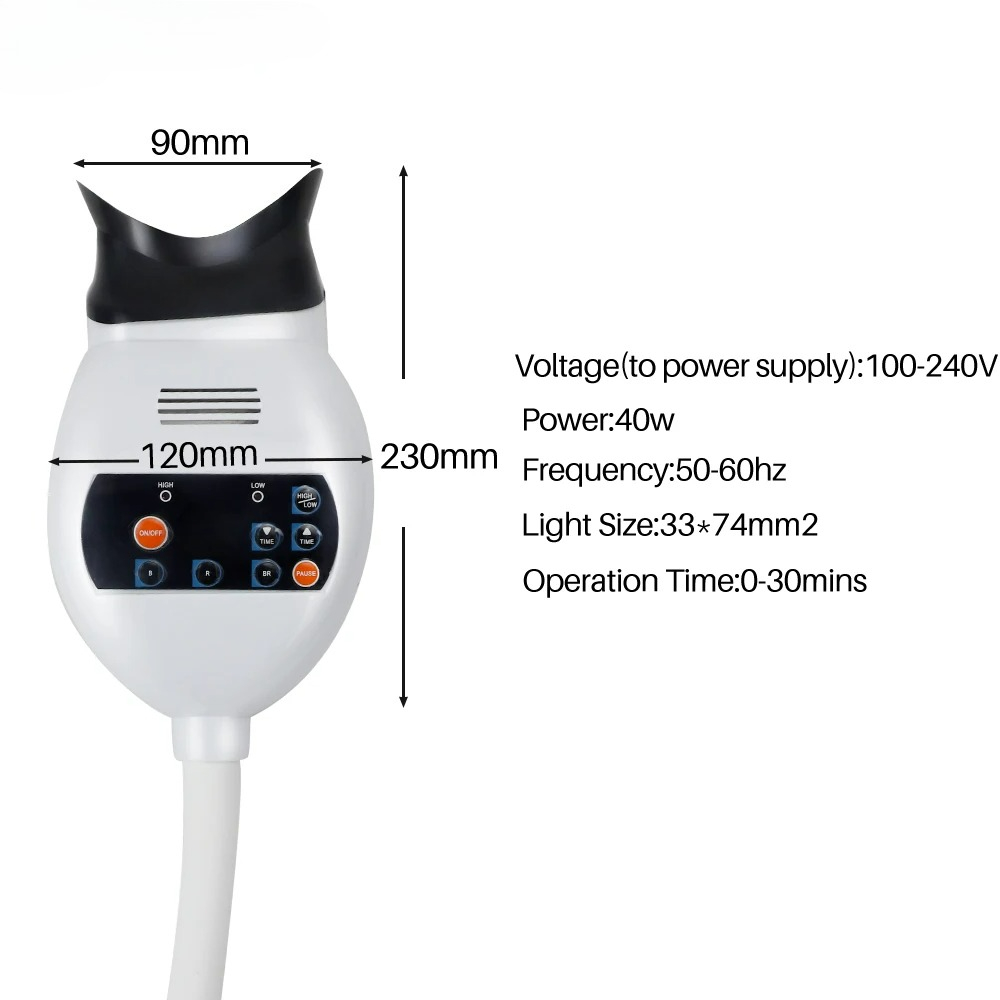 Adjustable 3 Colors LED Teeth  - Teeth Whitening Machine Professional review and price