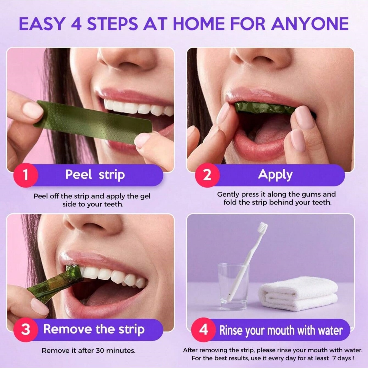 Deluxe Whitening Teeth Sticker - Teeth Whitening With Hydrogen Peroxide review and price