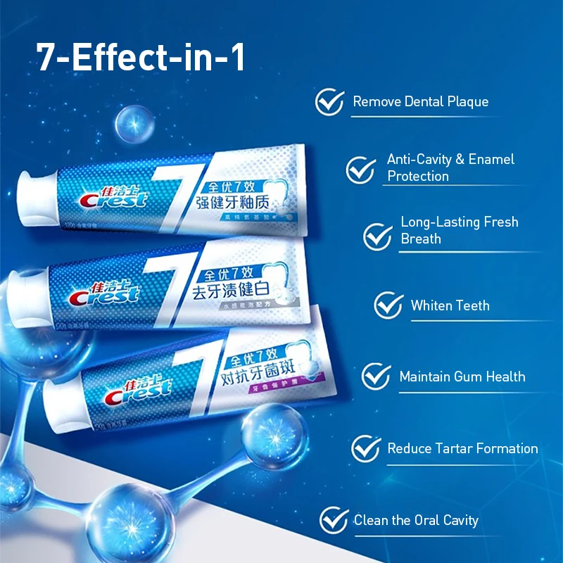Crest 7 Effects Toothpaste Whi - Teeth Whitening Effects review and price