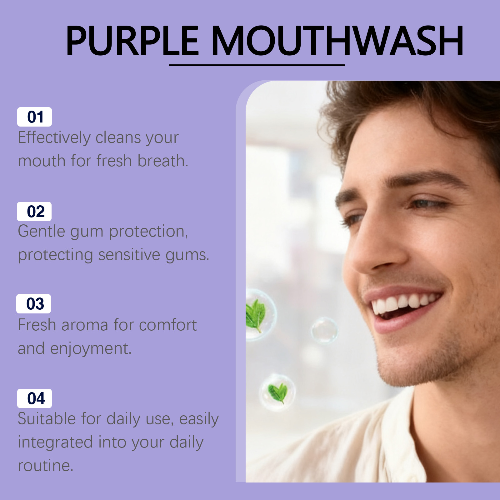 Individual Pack Purple Mouthwa - Teeth Whitening Xylitol review and price