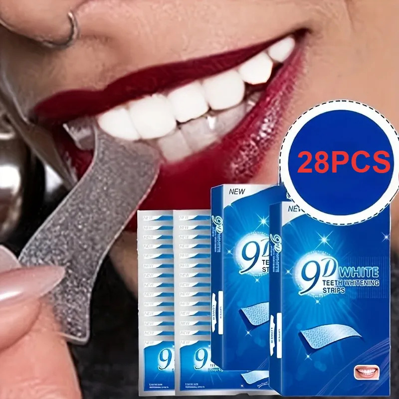 Teeth Whitening Strips - 9D Te - Teeth Whitening Effects review and price